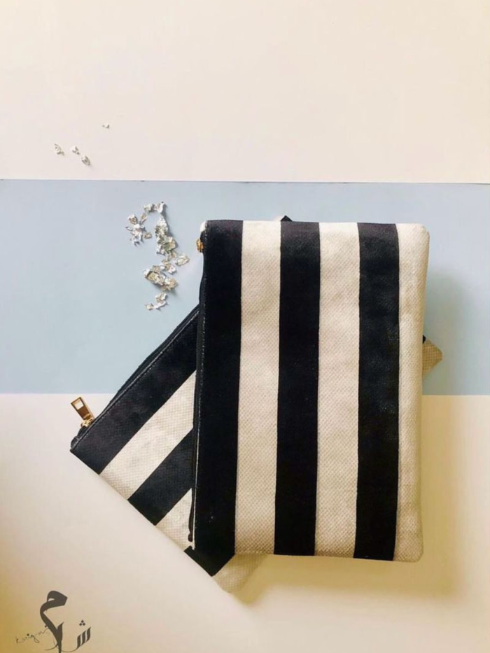 Striped Pouch