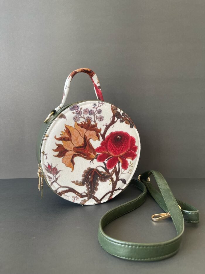 Floral Round Crossbody